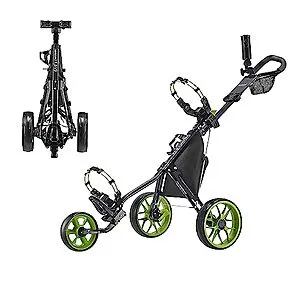 CaddyLite 11.5 V3 3 Wheel Golf Push Cart (Silver)