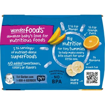 16-Count 4-Oz 2nd Foods Pureed Baby Food (Banana Orange Medley)