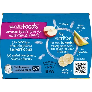 16-Count 4-Oz 2nd Foods Pureed Baby Food (Banana Orange Medley)