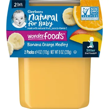 16-Count 4-Oz 2nd Foods Pureed Baby Food (Banana Orange Medley)