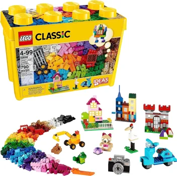 Classic Large Creative Brick Box Building Toy Set (790-Pieces)