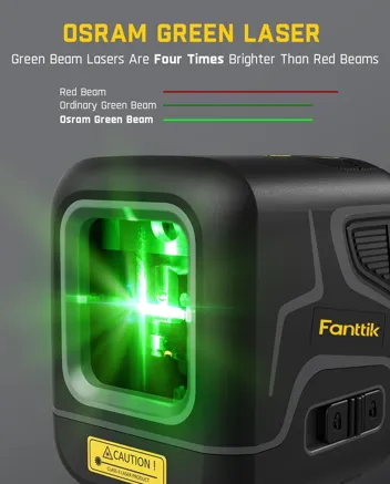 D2 100ft Green Cross Line Self Leveling Laser Level