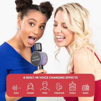 Carpool The Mic 2.0 Bluetooth Voice Changing Karaoke Machine