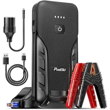 Powesu 5000A Peak 12V Portable Car Jump Starter