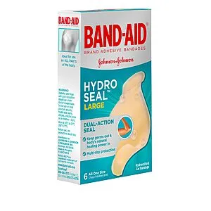 Brand Hydro Seal Large Waterproof Bandages for Blisters, 6 ct Amazon S&S and 25% Coupon