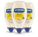 [S&S]: 3-ct 20-oz Hellmann's Real Mayonnaise Squeeze Bottle