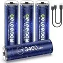 3400mWh AA USB-Rechargeable Batteries