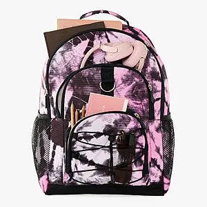 Pottery Barn Teen Gear-Up Santa Cruz Tie-Dye 28L Backpack (Large, Pink/Black)