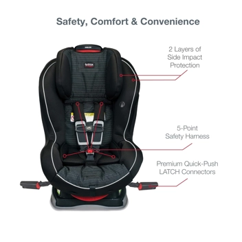 Emblem 3 Stage Convertible Car Seat, Dash