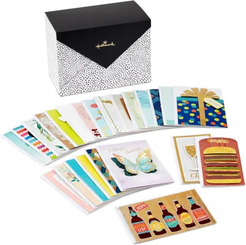 Handmade Assorted Boxed Greeting Cards, Painted Dots