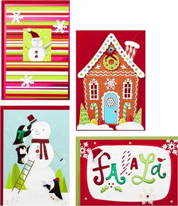 Handmade Assorted Boxed Greeting Cards, Painted Dots