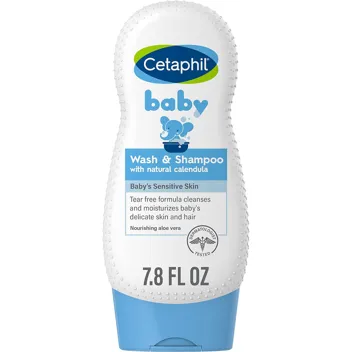 Baby Wash & Shampoo with Organic Calendula, 13.5 Fl. Oz