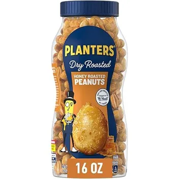 Honey Dry Roasted Peanuts (16oz Jar)