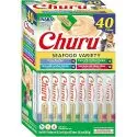 Inaba 0.5oz Tuna & Seafood Variety Churu Cat Treats (40 Tubes)