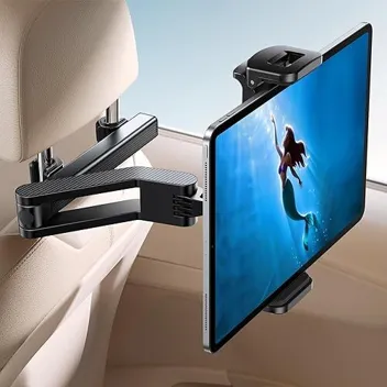 Joyroom Tablet Holder for Car Headrest w/ Folding Extension Arm