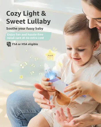 Grownsy Baby Nasal Aspirator Device with Built-in Music & Light