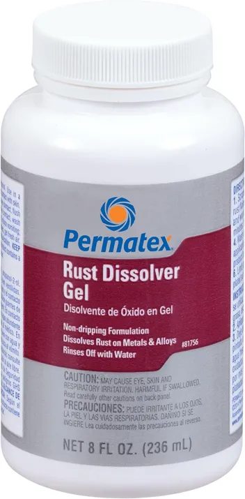 Permatex Rust Dissolver Gel, 8 oz