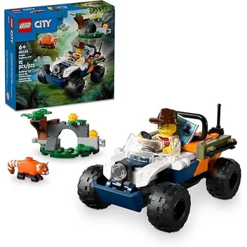 City Jungle Explorer ATV Red Panda Mission Car Building Set