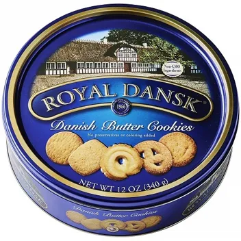 Dansk 24oz Danish Cookie Selection Tin