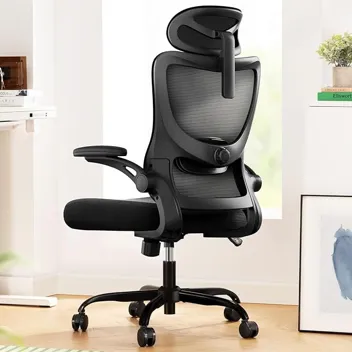 Ergonomic Mesh Lumbar Support Office Chair with Headrest