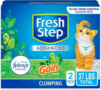 37lbs With Gain Clumping Cat Litter