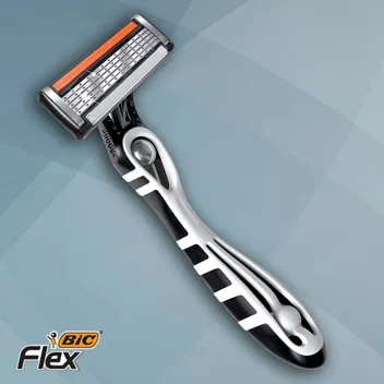 BIC Flex 5 Titanium 5-Blade Disposable Razor Set (6-Piece)