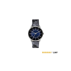 Exchange Stainless Steel Three Hand Dress Watch