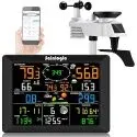 Sainlogic 7-in-1 WiFi Wireless Weather Station with 8.3" Color Display