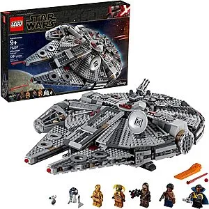 1351-Piece Star Wars Millennium Falcon Building Kit w/ 7 Figures