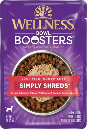 Wellness Natural Pet Food Simply Shreds Variety Pack (2.8oz Pouch, )