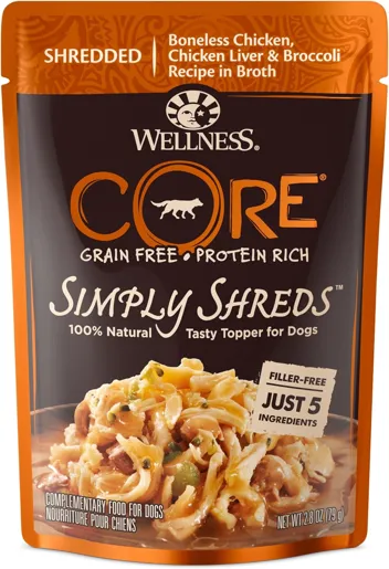 Wellness Natural Pet Food Simply Shreds Variety Pack (2.8oz Pouch, )