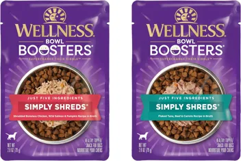 Wellness Natural Pet Food Simply Shreds Variety Pack (2.8oz Pouch, )