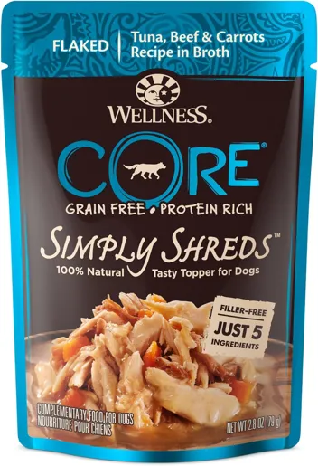 Wellness Natural Pet Food Simply Shreds Variety Pack (2.8oz Pouch, )