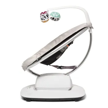 4moms Baby Connect High Chair w/ Magnetic Tray Attachment (White/Grey)