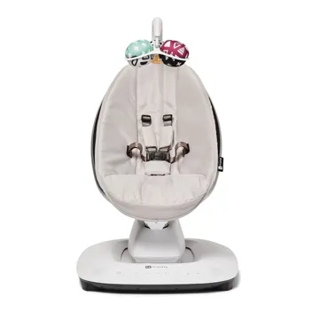 4moms Baby Connect High Chair w/ Magnetic Tray Attachment (White/Grey)