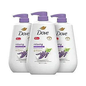 [S&S]: 30.6-Oz Dove Body Wash with Pump (Lavender Oil and Chamomile)