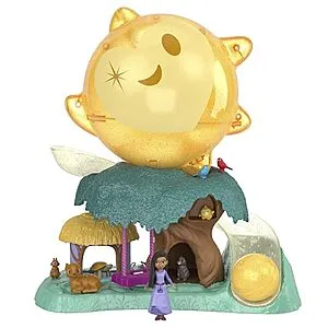 Disney Wish Magical Star Playset with Asha Mini Doll & 7 Surprise Wish Orbs