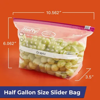 Hefty Slider Storage Calendar Bags