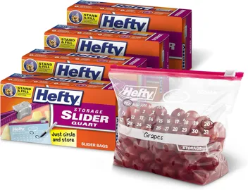 Hefty Slider Storage Calendar Bags