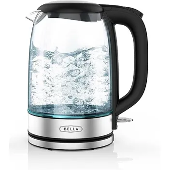 Bella 1.7-Liter Glass Cordless Electric Kettle