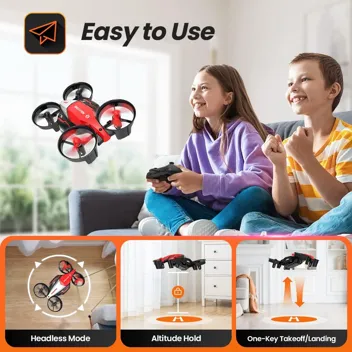 HS210F 2-in-1 Indoor Mini Quadcopter Drone