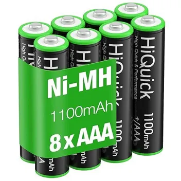 AAA 1100mAh NiMH Rechargeable Batteries