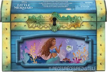 10-Piece The Little Mermaid Ariel and Ursula Dress Up Trunk