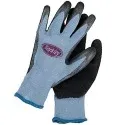 Coated Fishing Gloves (Blue/Grey)