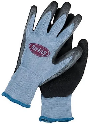 Coated Fishing Gloves (Blue/Grey)