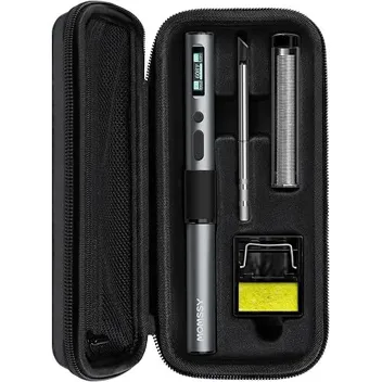 Momssy 96W/65W Dual Mode Power Supply T65-K Tip Soldering Iron Kit with OLED Display