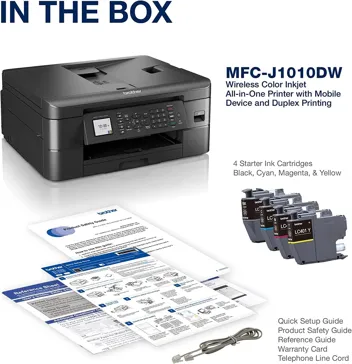 MFC-J1010DW Wireless Color Inkjet All-in-One Printer