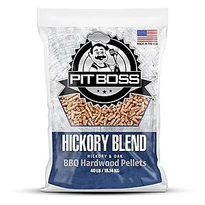 40-Lb Pit Hardwood Pellets (Hickory Blend)