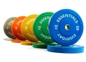 260lb Olympic Steel Hub Bumper Plate Weight Plate Set (Color Coded)