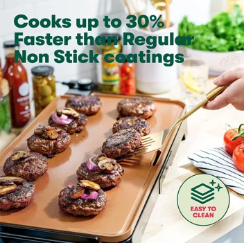 Bella 10.5" x 20" Electric Griddle & Flat Grill with Nonstick Large Cooking Surface